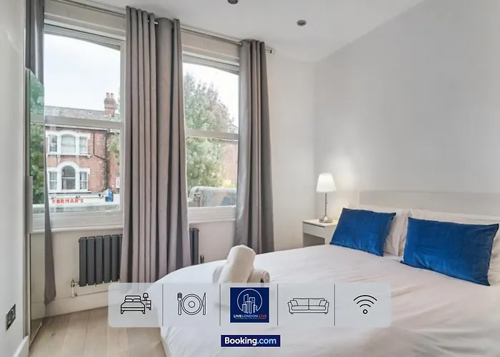 Last-Minute Reserve L Exclusive Offer L Delightful 2-Bedroom Apartment In Tufnell Park L Sleeps Up To 5 Guests L By Live London Short Lets & Serviced Accommodation L